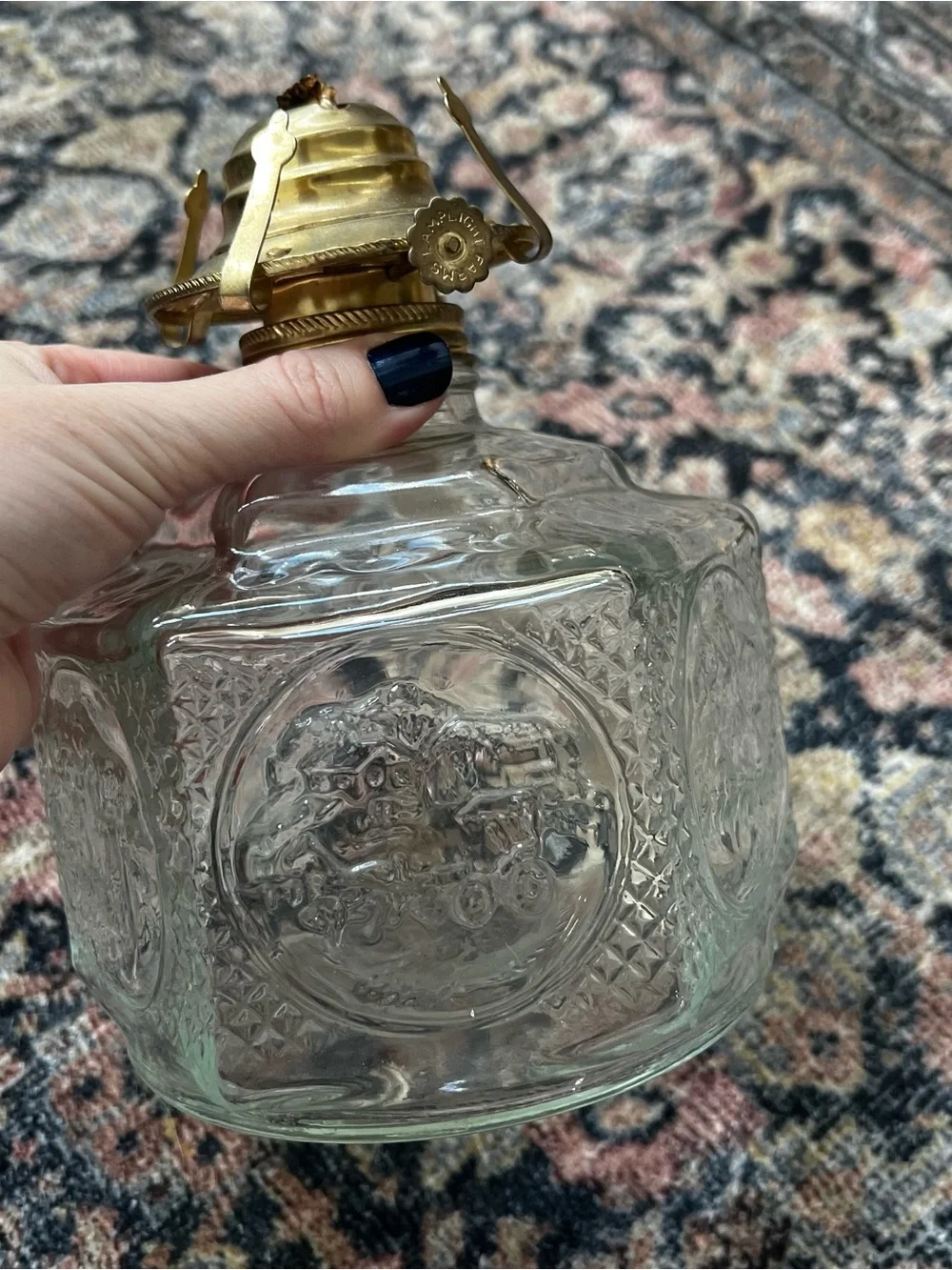 Vintage Lamplight Farms Glass Lanterns